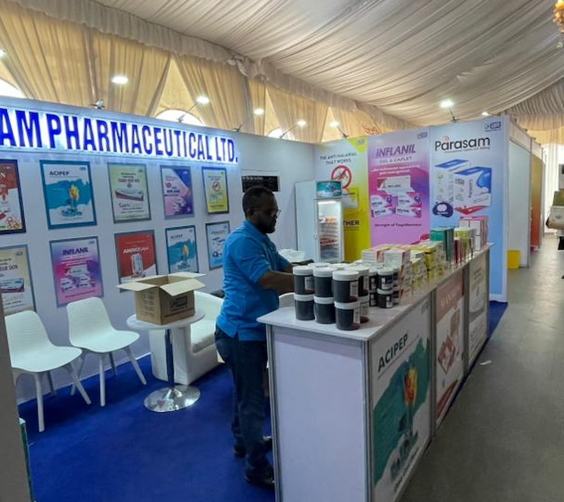 Sam Pharmaceutical Booth Image